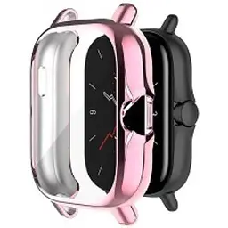 Чохол-накладка DK Silicone Face Case для Xiaomi Amazfit GTS 2 / 2e (pink rose) - мініатюра 2