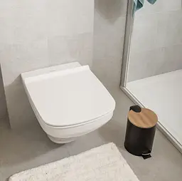 Відро для сміття Yoka Vini black bamboo 3л CH.VINI-BLK, Чорний матовий - мініатюра 5