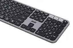 Комплект бездротова клавіатура та миша 2E MK-440 Grey-Black WL/BT, EN/UK - мініатюра 4