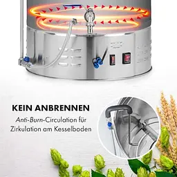 Пивоварня Klarstein Brauheld Pro 70 л (10035516) - мініатюра 7