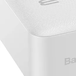 Портативна батарея - зовнішній акумулятор Baseus Bipow 20W 30000mAh (PPBD050402) білий - мініатюра 5