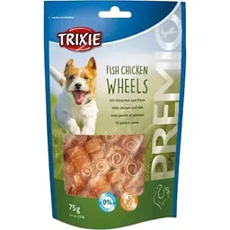 Ласощі для собак Trixie Premio Fish Chicken Wheels з куркою та рибою 75 г