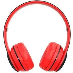Бездротові навушники Borofone BO4, BT5.0, AUX, 200mAh, 5h, red