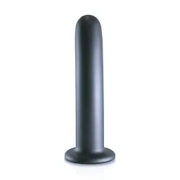 Фалоімітатор Ouch! Smooth G-Spot Dildo 7'' 17.7 см (сірий) - мініатюра 2