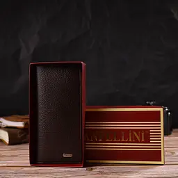 Чоловічий шкіряний гаманець Canpellini 9,2х18,8х1 см acs0025606 - мініатюра 8