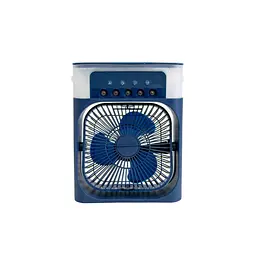 Портативний вентилятор настільний з підсвіткою та зволожувачем Air Cooler Fan USB - мініатюра 5