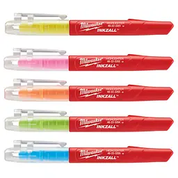 Набір маркерів для тексту InkZAll MILWAUKEE, кольорових, (5шт)