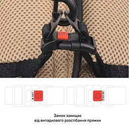 Охолоджуюча шлея для собак Barksi XS бежева 29-33 см 88114 - мініатюра 3