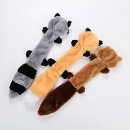М'яка плюшева іграшка для прорізування зубів без набивання Derby Squeaky Dog Toy - мініатюра 4