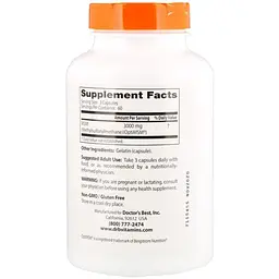 Метілсульфонілметан Doctor's Best MSM with OptiMSM 1000 мг 180 капсул - мініатюра 2