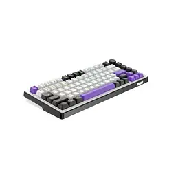 Клавіатура Hator Hellyberry HK75 Mechanical Linear RGB Wireless/Bluetooth/USB UA White/Violet (HK75_wireless) - мініатюра 4