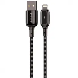 Кабель Proove Dense Metal USB to Lightning 2.4A (2m) black (CCDM20001121)