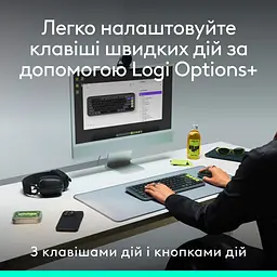 Комплект (клавіатура + миша) Logitech POP Icon Combo Bluetooth UA Graphite (920-013156) [121099] - мініатюра 10