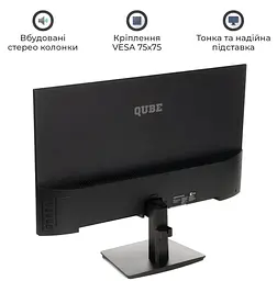 Монітор 27" QUBE V27F100-IPS FHD IPS 100hz (V27F100-IPS) - мініатюра 5