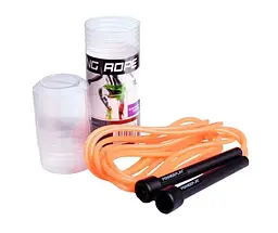 Скакалка PowerPlay 4201 Basic Jump Rope Помаранчева 2,8 м (PP_4201_Orange) - мініатюра 4