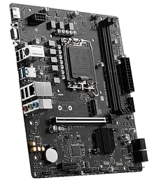 Материнська плата MSI PRO H610M-E DDR4 (PRO H610M-E DDR4) (Socket 1700, Intel H610, Micro-ATX) - мініатюра 3