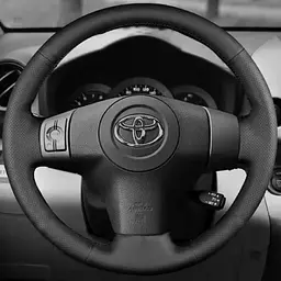 Чохол Обплетення Керма для Toyota Rav-4 2006-2010 Шкіра (Модельна Викрійка)