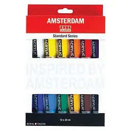 Набір акрилових фарб Amsterdam Standard 12х20 мл (8712079329327)