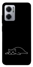 TPU чохол Demsky Lazy cat для Xiaomi Redmi Note 11E