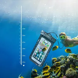Водонепроникний чохол UGREEN Waterproof Phone Pouch Clear/Black [LP186] [69039] - мініатюра 9