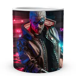 Кухоль GeekLand Cyberpunk 2077 Кіберпанк 2077 CY 02.601 330 мл білий - мініатюра 2