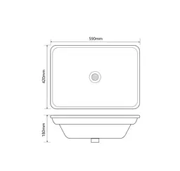 Раковина Mixxus Premium STYLE-1601 з переливом (MP6570) - мініатюра 3