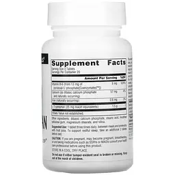 Триптофан коферментний Source Naturals L-Tryptophan with Coenzyme B-6 500 мг 60 таблеток - мініатюра 2