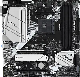 Материнська плата ASRock B550M Pro4 Socket AM4 (B550M Pro4) Б/В - мініатюра 2