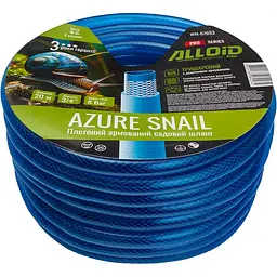 Шланг армований 3-х шаровий Alloid Building Tools Azure Snail 3/4" 20 м (WH-67653)
