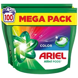 Капсули для прання Ariel Pods All-in-1 Color Для кольорового 100 шт. (8700216764179)