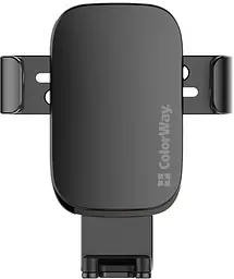Тримач СolorWay на телефон Metallic Gravity Holder 3 Black - мініатюра 3
