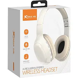 Гарнітура XTRIKE ME HD-215WH Bluetooth 5.3200 мАг White (HD-215WH)