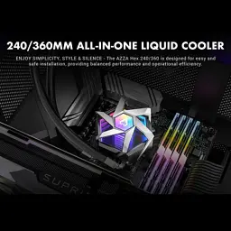 Система рідинного охолодження Azza HEX 360 (LCAZ-360H-ARGB) - мініатюра 5