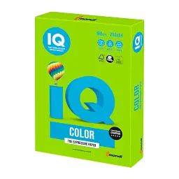 Папір Mondi IQ color А4 intensive, 160g 250sh, Bright Green (MA42/A4/160/IQ)