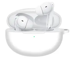 Чохол-накладка DK Silicone Candy Friendly з карабіном для Oppo Enco Free 2/2i (white) - мініатюра 3