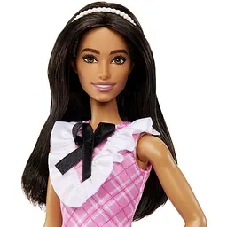 Лялька Barbie Модниця в рожевій сукні з жабо, 30 см (HJT06) - мініатюра 3