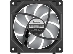 Корпусний вентилятор OCYPUS GAMMA F12 UNI ARGB Black (GAMMA-F12-BK1AM00U-GL) - мініатюра 5