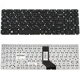 Клавіатура для ноутбука ACER (E5-522, E5-573) ukr, black, без кадру