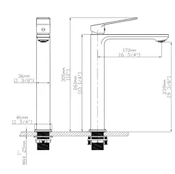 Змішувач для раковини Qtap Capricorn Chrome QTCAP1060H102C48220 - мініатюра 6