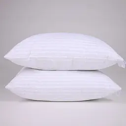 Набір подушок MirSon №0125 Сolor Fun Line Stripe White з евкаліптовим волокном 2 шт. білий (2200011158723) - мініатюра 2