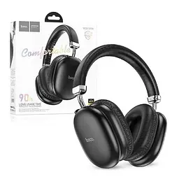 Бездротові навушники Hoco W35 Max, ANC, BT5.3, AUX, TF, 800mAh, 90h, black - мініатюра 3