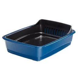 Туалет для котів Ferplast Ariel 10 із системою просіювання синій 46.5х35.5х11.5 см 72041499