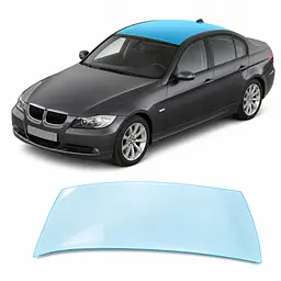 Антигравійна захисна бронеплівка за лекалами для BMW 3 Series E90 2005-2011 - зона даху
