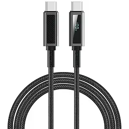 Дата кабель WIWU C079 Warriors Type-C to Type-C 100W 1.2 м Black - мініатюра 3