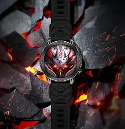 Чоловічий смарт-годинник Smart Watch KC86 з AMOLED дисплеєм підтримкою дзвінків і 2 змінними ремінцями в комплекті - мініатюра 6