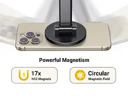 Магнітна підставка UGREEN LP862 для телефону Magsafe для iPhone 15 14 13 Pro Max Xiaomi Samsung Huawei Обертання на 360° (55998) - мініатюра 8
