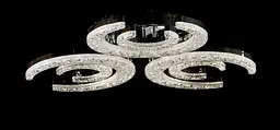 Світлодіодна люстра Splendid Ray L1655/3+3 LED (CH), білий, хром, 126 Вт, від 10-18 м² - мініатюра 2