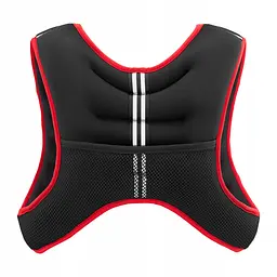 Жилет-обтяжувач для тренувань 4FIZJO 5 кг Black/Red (P-5905973402156) - мініатюра 9