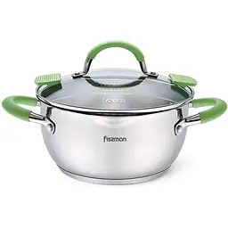 Каструля Fissman Charlotte зі скляною кришкою 2 л (5500)