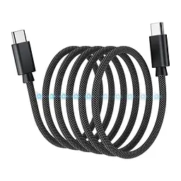 Кабель Choetech XCC-1052 Black USB-C to USB-C Magnetic PD3.1 240W 1.2m (43-00129) - мініатюра 4